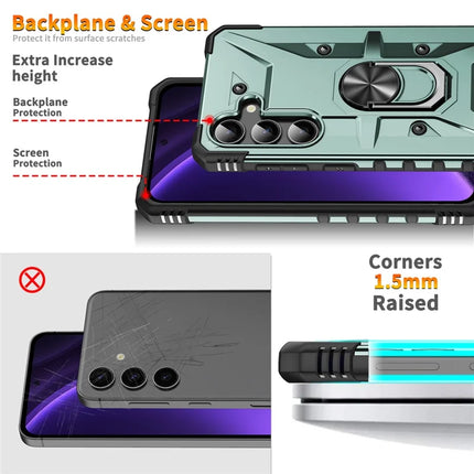 For Samsung Galaxy A16 5G  /  4G Case PC+ TPU Anti-Drop Phone Cover with Ring Kickstand