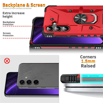 For Samsung Galaxy A16 5G  /  4G Case PC+ TPU Anti-Drop Phone Cover with Ring Kickstand