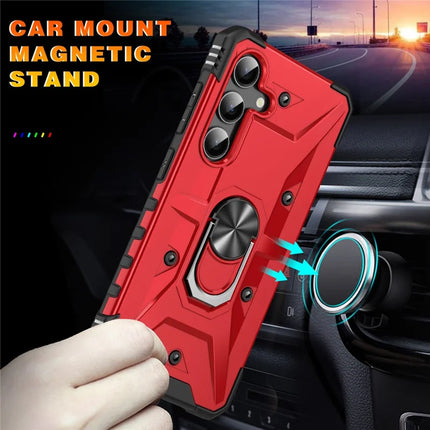 For Samsung Galaxy A16 5G  /  4G Case PC+ TPU Anti-Drop Phone Cover with Ring Kickstand
