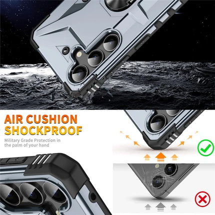 For Samsung Galaxy A16 5G  /  4G Case PC+ TPU Anti-Drop Phone Cover with Ring Kickstand