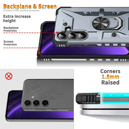 For Samsung Galaxy A16 5G  /  4G Case PC+ TPU Anti-Drop Phone Cover with Ring Kickstand