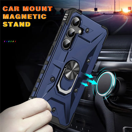 For Samsung Galaxy A16 5G  /  4G Case PC+ TPU Anti-Drop Phone Cover with Ring Kickstand