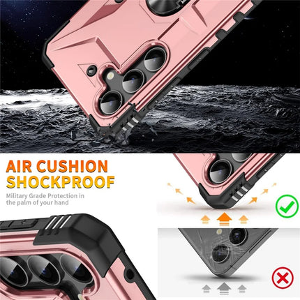 For Samsung Galaxy A16 5G  /  4G Case PC+ TPU Anti-Drop Phone Cover with Ring Kickstand