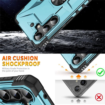 For Samsung Galaxy A16 5G  /  4G Case PC+ TPU Anti-Drop Phone Cover with Ring Kickstand