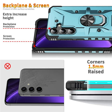 For Samsung Galaxy A16 5G  /  4G Case PC+ TPU Anti-Drop Phone Cover with Ring Kickstand