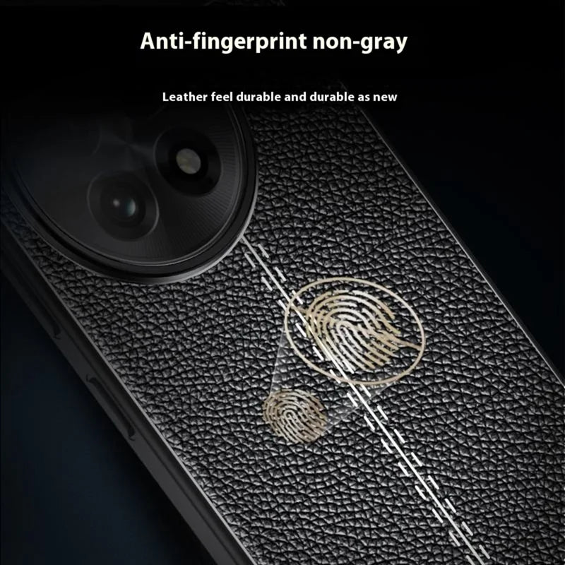 ShopCaseCart Slim Lightweight OnePlus Ace 5 5G Protective cover Litchi Texture TPU Flexible Phone Cover, Black