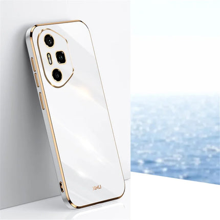 XINLI For Honor 300 Pro Case TPU Phone Cover with Electroplating Frame