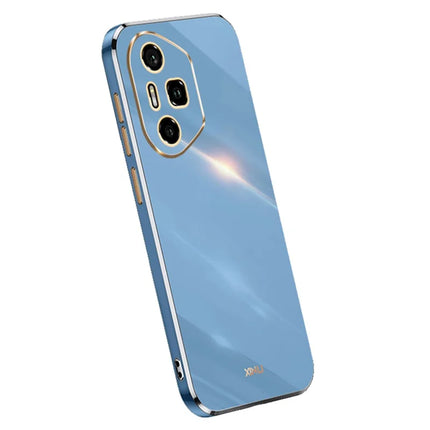 XINLI For Honor 300 Pro Case TPU Phone Cover with Electroplating Frame - Blue