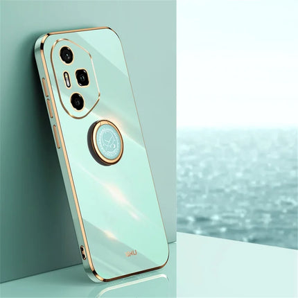 XINLI For Honor 300 Pro Case Ring Kickstand Electroplating TPU Phone Cover
