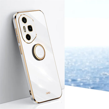XINLI For Honor 300 Pro Case Ring Kickstand Electroplating TPU Phone Cover