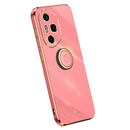 XINLI For Honor 300 Pro Case Ring Kickstand Electroplating TPU Phone Cover - Red