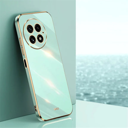 XINLI For OnePlus 13 Case TPU Phone Cover with Electroplating Frame
