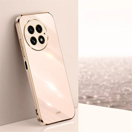 XINLI For OnePlus 13 Case TPU Phone Cover with Electroplating Frame
