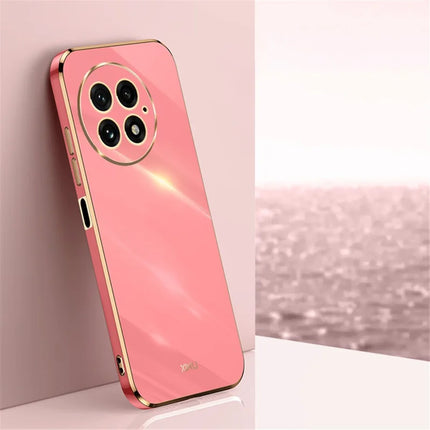 XINLI For OnePlus 13 Case TPU Phone Cover with Electroplating Frame