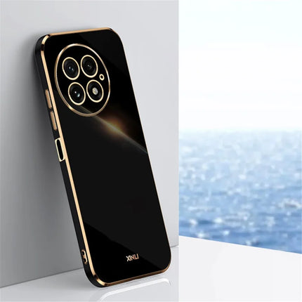 XINLI For OnePlus 13 Case TPU Phone Cover with Electroplating Frame