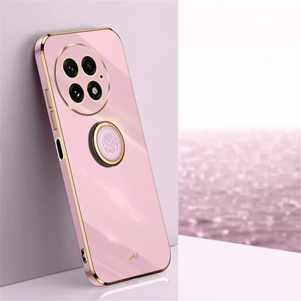 XINLI For OnePlus 13 Case Ring Kickstand Electroplating TPU Phone Cover