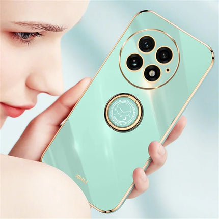 XINLI For OnePlus 13 Case Ring Kickstand Electroplating TPU Phone Cover