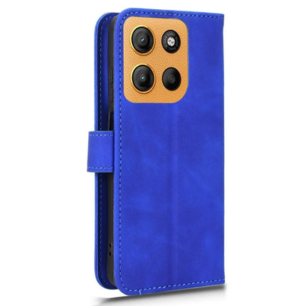 For Motorola Moto G15 4G Leather Case Skin Feel Anti Drop Wallet Flip Phone Cover