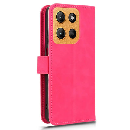 For Motorola Moto G15 4G Leather Case Skin Feel Anti Drop Wallet Flip Phone Cover