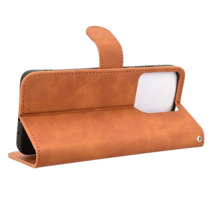 For Motorola Moto G15 4G Leather Case Skin Feel Anti Drop Wallet Flip Phone Cover