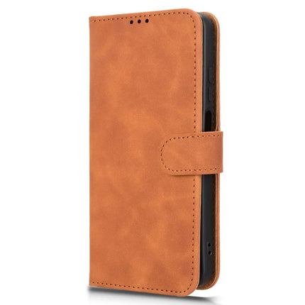 For Motorola Moto G15 4G Leather Case Skin Feel Anti Drop Wallet Flip Phone Cover