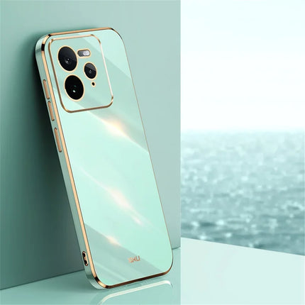 XINLI For Realme GT 7 Pro 5G Case TPU Phone Cover with Electroplating Frame