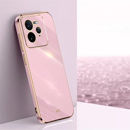 XINLI For Realme GT 7 Pro 5G Case TPU Phone Cover with Electroplating Frame