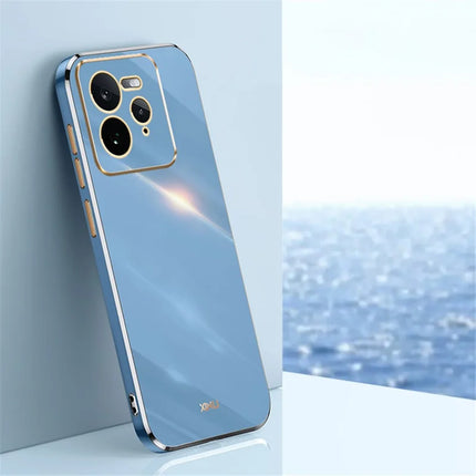 XINLI For Realme GT 7 Pro 5G Case TPU Phone Cover with Electroplating Frame