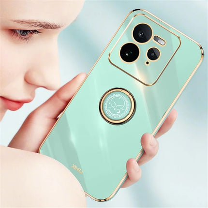 XINLI For Realme GT 7 Pro 5G Case Ring Kickstand Electroplating TPU Phone Cover