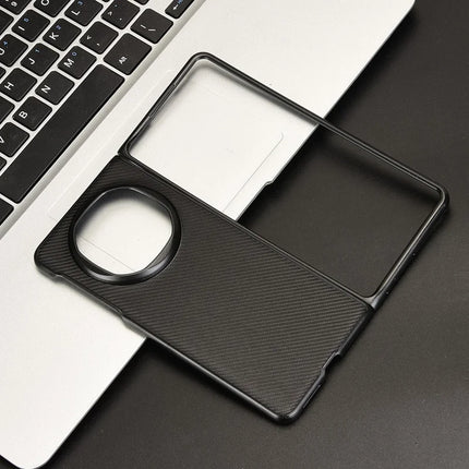 For Huawei Mate X6 Case Carbon Fiber Texture Shockproof PU + PC Phone Cover