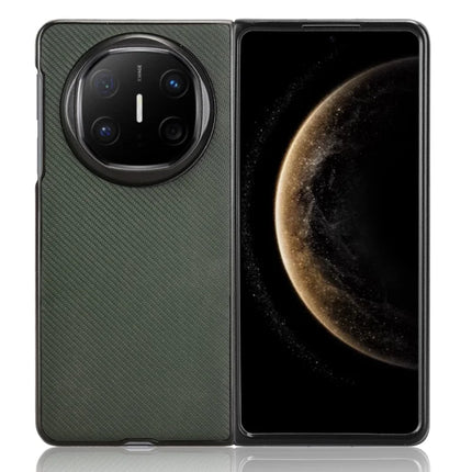 For Huawei Mate X6 Case Carbon Fiber Texture Shockproof PU + PC Phone Cover