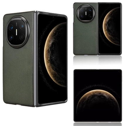 For Huawei Mate X6 Case Carbon Fiber Texture Shockproof PU + PC Phone Cover