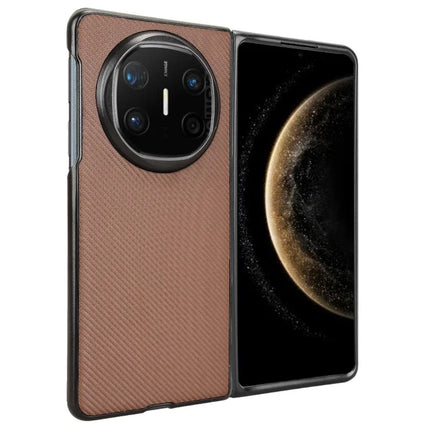For Huawei Mate X6 Case Carbon Fiber Texture Shockproof PU + PC Phone Cover