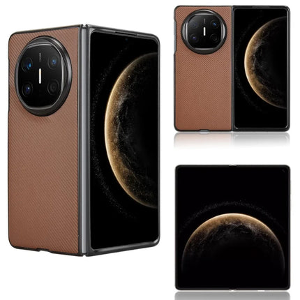 For Huawei Mate X6 Case Carbon Fiber Texture Shockproof PU + PC Phone Cover