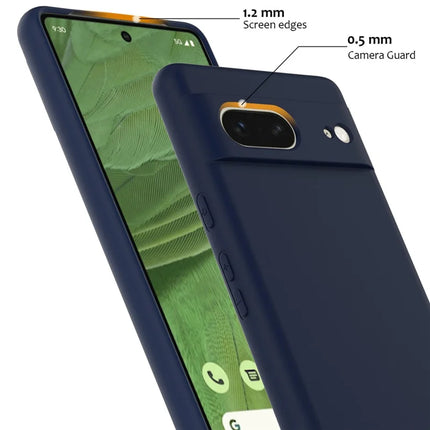 For Google Pixel 7 5G Case Compatible with MagSafe Liquid Silicone Phone Cover with Lanyard