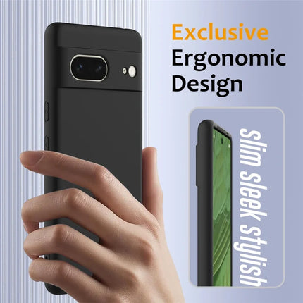 For Google Pixel 7 5G Case Compatible with MagSafe Liquid Silicone Phone Cover with Lanyard
