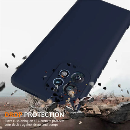 Liquid Silicone Case For Motorola Edge 40 Pro 5G  /  Edge+ (2023)  /  Moto X40 5G Compatible with MagSafe Phone Cover with Lanyard