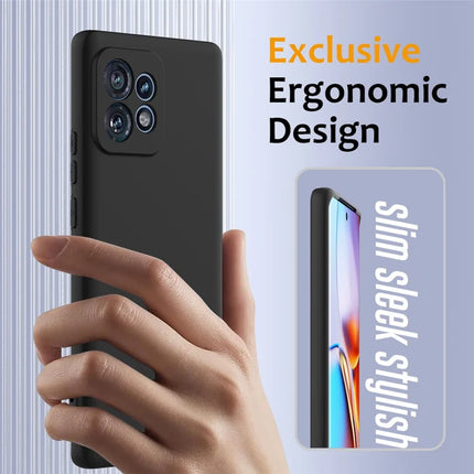 Liquid Silicone Case For Motorola Edge 40 Pro 5G  /  Edge+ (2023)  /  Moto X40 5G Compatible with MagSafe Phone Cover with Lanyard
