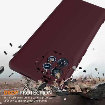 Liquid Silicone Case For Motorola Edge 40 Pro 5G  /  Edge+ (2023)  /  Moto X40 5G Compatible with MagSafe Phone Cover with Lanyard