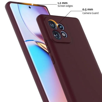 Liquid Silicone Case For Motorola Edge 40 Pro 5G  /  Edge+ (2023)  /  Moto X40 5G Compatible with MagSafe Phone Cover with Lanyard