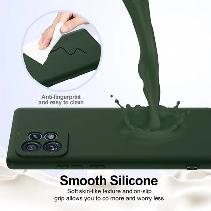 Liquid Silicone Case For Motorola Edge 40 Pro 5G  /  Edge+ (2023)  /  Moto X40 5G Compatible with MagSafe Phone Cover with Lanyard