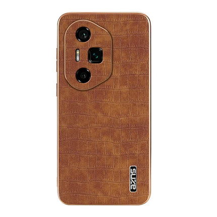 AZNS For Honor 300 Ultra Case Electroplating Crocodile Texture PU + TPU Phone Cover