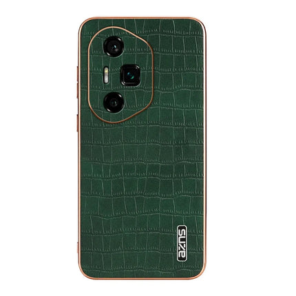 AZNS For Honor 300 Ultra Case Electroplating Crocodile Texture PU + TPU Phone Cover