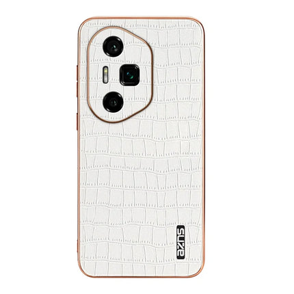 AZNS For Honor 300 Ultra Case Electroplating Crocodile Texture PU + TPU Phone Cover