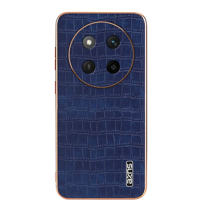 AZNS For Honor X60 Pro 5G Case Electroplating Crocodile Texture PU + TPU Phone Cover