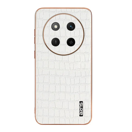AZNS For Honor X60 Pro 5G Case Electroplating Crocodile Texture PU + TPU Phone Cover