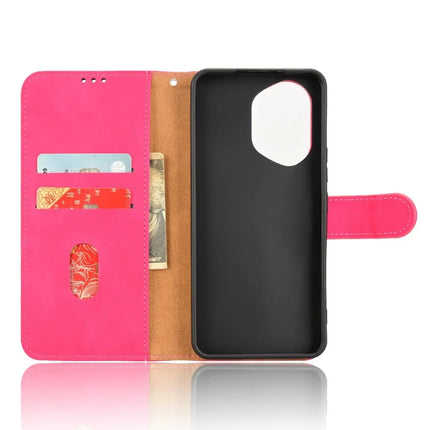 For Honor 300 Leather Case Skin Feel Anti Drop Wallet Flip Phone Cover