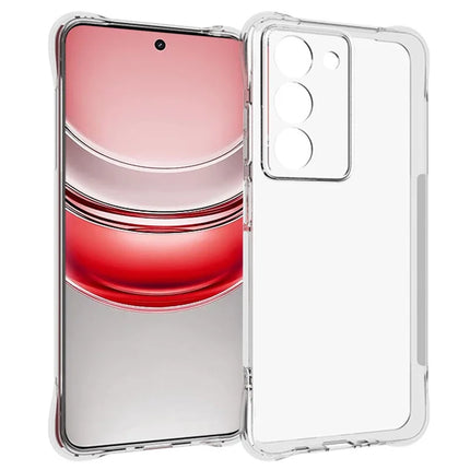 For Realme 14x 5G  /  V60 Pro TPU Phone Case Non Slip Transparent Mobile Phone Cover