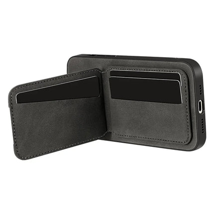 For Samsung Galaxy A55 5G Case Card Holder Kickstand Anti Drop PC + TPU + PU Leather Back Cover