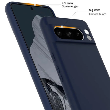 For Google Pixel 8 Pro Case Compatible with MagSafe Liquid Silicone Phone Cover with Lanyard